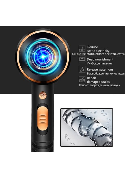 4000 W Saç Kurutma Makinesi Profesyonel Elektrikli Darbe Kurutucu Güçlü Güç Flowdryer Sıcak / Soğuk Hava Kuaförlük Saç Kurutma Araçları | Saç Kurutma Makineleri (Yurt Dışından)