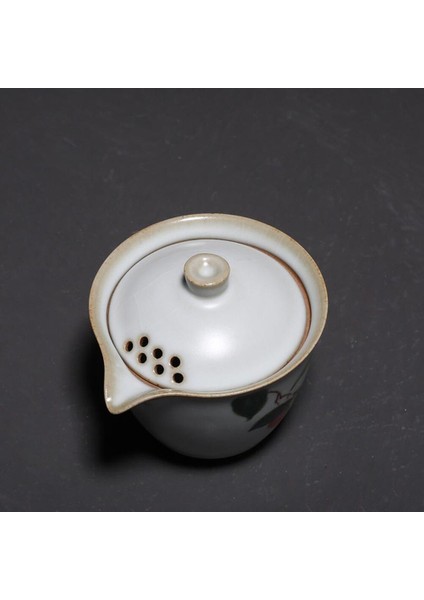 150 Ml Vintage Ru Fırın Porselen Gaiwan Seramik Çin Kung Fu Çay Seti Çaydanlık Çay Saç Töreni Aksesuarları Çay Potu Tureen | Çay Tureen (Yurt Dışından) modelleri