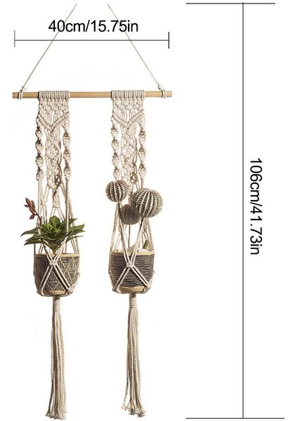 Bohemian Goblen Handwoven Asılı Ekici Sepet El Yapımı Bitki Askısı Pot Boho Duvar Asma Ev Balkon Dekorasyon Için | Dekoratif Gobiyeller (Yurt Dışından) fiyatları