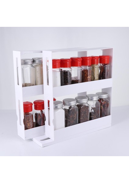 2 Katmanlı Depolama Mutfak Dönen Baharatlar Kavanoz Şişe Depolama Raf Mutfak Şişesi Depolama Organizatör Rafları Slayt Dolabı | Depolama Tutucular Ve Raflar (Yurt Dışından) fiyatları