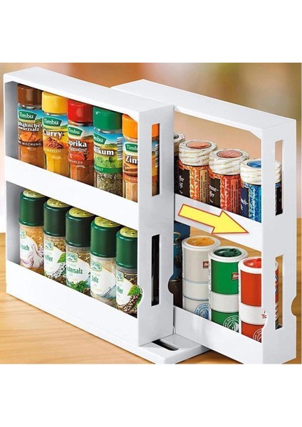 2 Katmanlı Depolama Mutfak Dönen Baharatlar Kavanoz Şişe Depolama Raf Mutfak Şişesi Depolama Organizatör Rafları Slayt Dolabı | Depolama Tutucular Ve Raflar (Yurt Dışından) modelleri