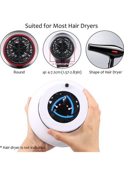 Curling Kurutma Makinesi Difüzör Doğal Dalgalı Saç Şekillendirici Aksesuarları Için Saç Kurutma Makineleri Klavye Ayarlanabilir (Yurt Dışından) modelleri