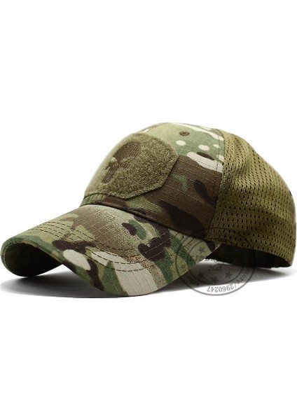 Paketler Kafatası Mesh Monte Taktik Kap, Cp Özel Kuvvet Sniper Swat Şapka (Kafatası Deve) (Yurt Dışından)