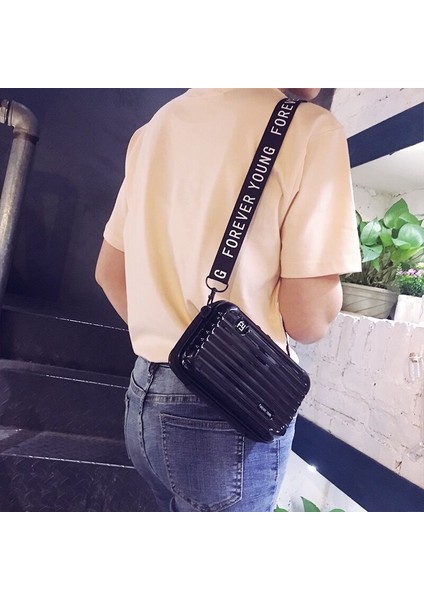 Kadın Moda Küçük Çanta Kozmetik Çantası Taşınabilir Mini Crossbody Çanta Makyaj Çantası Tuvalet Torbası Makyaj Kutusu | Kozmetik Çanta Ve Davalar (Siyah) (Yurt Dışından) fiyatları