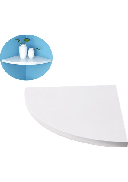 3 Adet Depolama Raf Dekoratif Yaratıcı Duvara Monte Kahverengi Üçgen Fan Şekli Sundries Organizatör Köşe Raf Kitaplık | Depolama Tutucular Ve Raflar (Yurt Dışından) fiyatları