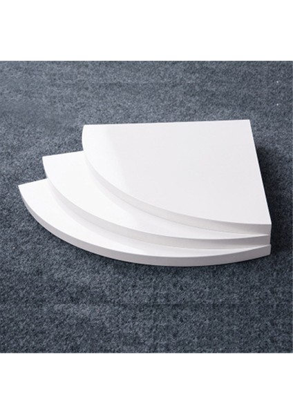 3 Adet Depolama Raf Dekoratif Yaratıcı Duvara Monte Kahverengi Üçgen Fan Şekli Sundries Organizatör Köşe Raf Kitaplık | Depolama Tutucular Ve Raflar (Yurt Dışından) modelleri