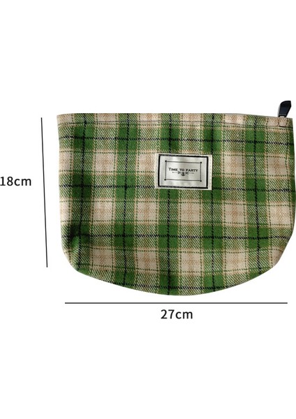 Ekose Makyaj Çantası Büyük Kozmetik Organizatör Kadın Seyahat Tuvalet Çantası Güzellik Kılıfı Makyaj Fırça Saklama Kutusu | Kozmetik Çanta Ve Kılıflar (Gri) (Yurt Dışından) fiyatları