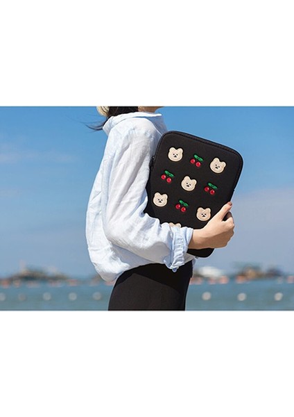 Sleeve Için İpad Kılıfı Ayı Tablet Durumda Sevimli Karikatür Ins Ayı Tablet Mac Ipad Pro Laptop Iç Çanta | Kozmetik Çanta Ve Davalar (Yurt Dışından) modelleri