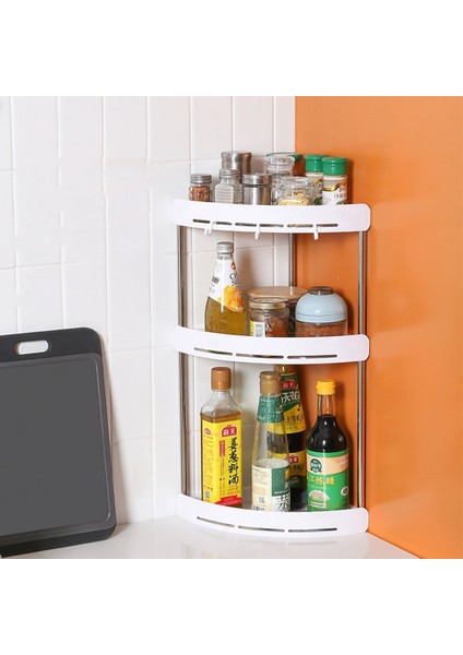 Mutfak Organizatör Raf Baharat Kavanoz Raf Köşe Depolama Raf Düzenleme Raf Mutfak Gadget Malzemeleri Banyo Raf | Depolama Tutucular Ve Raflar (Yurt Dışından) modelleri