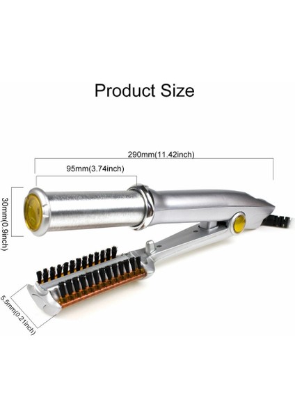 Yeni Saç Bigudi Ve Düzleştirici 2 1 Büküm Saç Styler Sıcak Tarak Fırça Profesyonel Saç Düzleştiriciler Moda Styling Araçları | Curling Irons (Yurt Dışından)