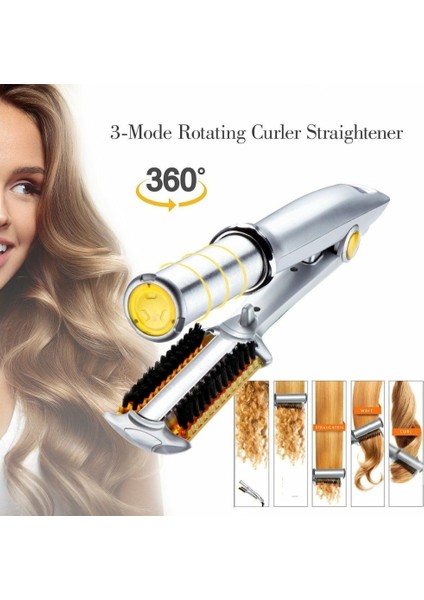 Yeni Saç Bigudi Ve Düzleştirici 2 1 Büküm Saç Styler Sıcak Tarak Fırça Profesyonel Saç Düzleştiriciler Moda Styling Araçları | Curling Irons (Yurt Dışından)