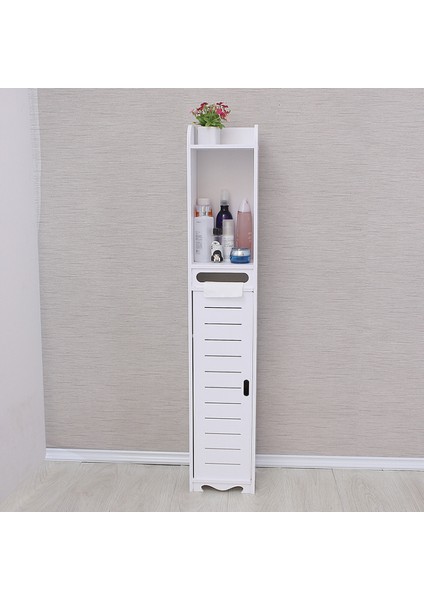 Beyaz Zemin Ayakta Banyo Depolama Raf Tuvalet Banyo Dolabı Depolama Organizatör Kahverengi Plastik Dolap Raf Ev Mobilyaları | Depo Tutucular Ve Raflar (Yurt Dışından) modelleri
