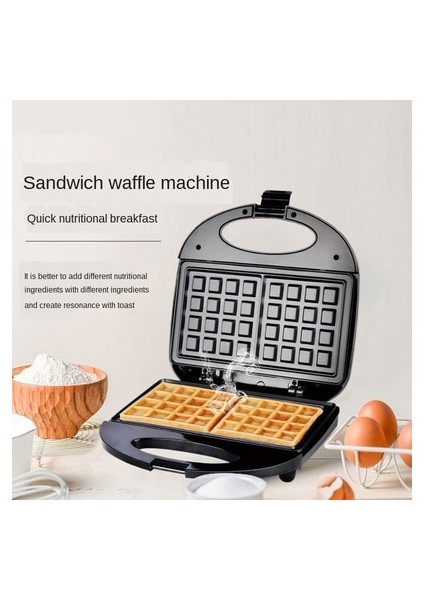 Çok Işlevli Elektrikli Donut Waffle Makinesi Sandviç Makinesi Tost Makinesi Kahvaltı Makinesi Kızartma Krep Maker Kek Pişirme Makinesi | Waffle Makineleri (Yurt Dışından)