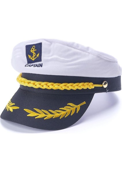 Kaptan Donanma-Marine Skipper Gemi Denizci Askeri Deniz Şapka, Kapak (Yurt Dışından)