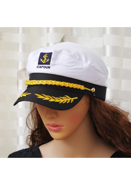 Kaptan Donanma-Marine Skipper Gemi Denizci Askeri Deniz Şapka, Kapak (Yurt Dışından)