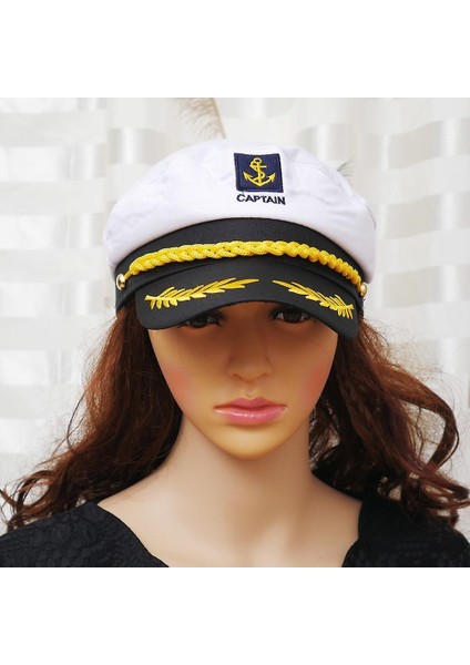 Kaptan Donanma-Marine Skipper Gemi Denizci Askeri Deniz Şapka, Kapak (Yurt Dışından)