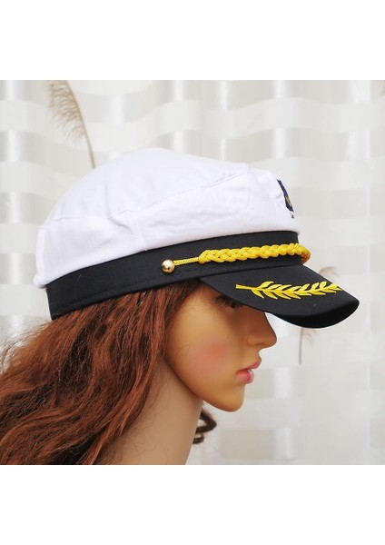 Kaptan Donanma-Marine Skipper Gemi Denizci Askeri Deniz Şapka, Kapak (Yurt Dışından)