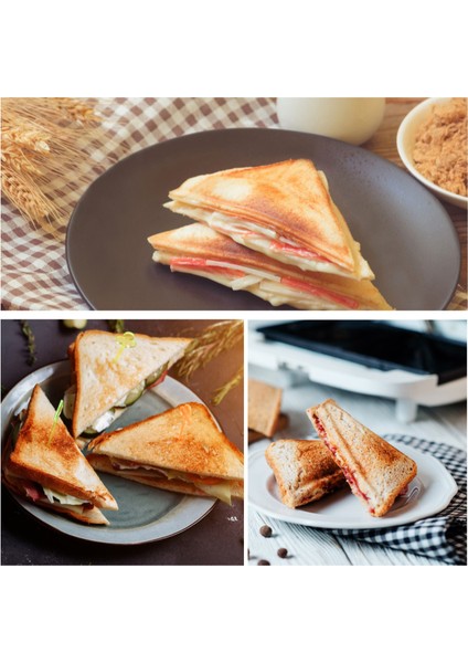 Elektrikli Sandviç Makinesi Tost Pişirme Mutfak Aletleri Sandviçler Basın Kahvaltı Makinesi Wafflees Pot Demir Pişirme Pan Sonifer | Waffle Makineleri (Yurt Dışından) fırsatları