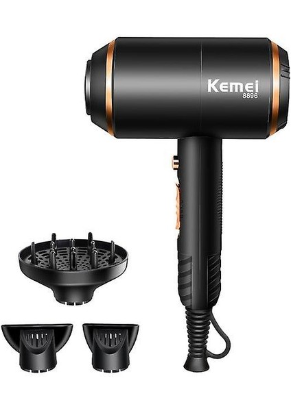 Kemei 4000 W Saç Kurutma Makinesi Profesyonel Elektrikli Fön Kurutucu Güçlü Güç Flowdryer Sıcak / Soğuk Hava Kuaförlük Darbe Saç Kurutma Araçları (Yurt Dışından)