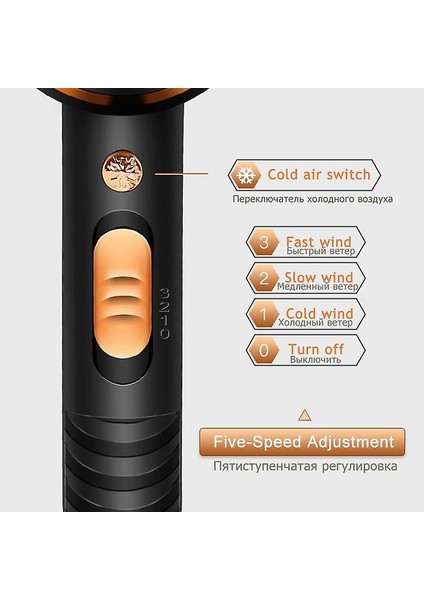Kemei 4000 W Saç Kurutma Makinesi Profesyonel Elektrikli Fön Kurutucu Güçlü Güç Flowdryer Sıcak / Soğuk Hava Kuaförlük Darbe Saç Kurutma Araçları (Yurt Dışından)