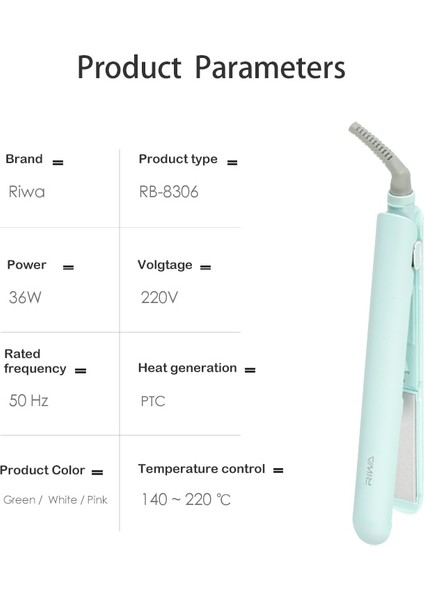 2 In 1 Profesyonel Saç Düzleştirici 2000 W Anyon Kabarık Saç Düzleştirme Waver Styling Araçları Taşınabilir Curling Demir Kısa Saç | Curling Irons (Pembe) (Yurt Dışından) fırsatları