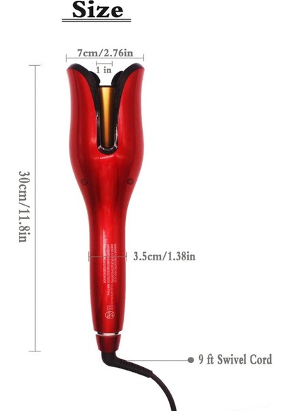 Gül Şekilli Çok Fonksiyonlu Lcd Curling Demir Profesyonel Saç Bigudi Styling Araçları Curlers Değnek Waver Curl Otomatik Kıvırcık Hava | Curling Ütüler (Yurt Dışından)