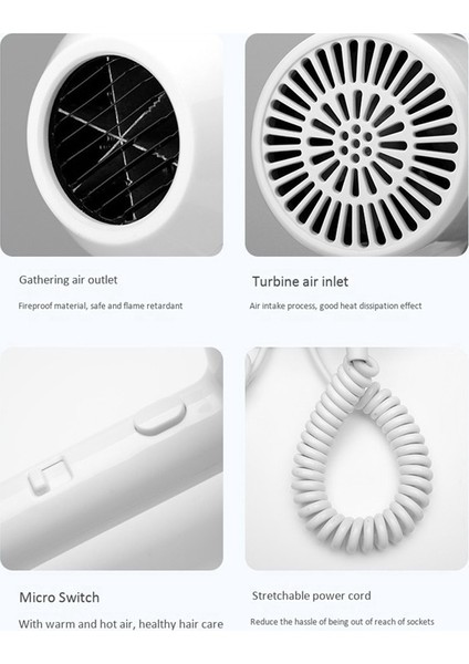 Saç Kurutma Makinesi Hot Soğuk Rüzgar Darbe Saç Kurutma Makinesi Elektrikli Duvar Montaj Banyo Otel Usb Braketi İle Negatif Iyon Blower | Saç Kurutma Makineleri (Yurt Dışından) fırsatları