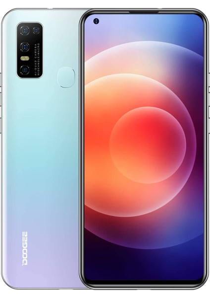 Sanlindou , Doogee N30 Akıllı Telefon Sım Telefonlar Unlocked, 6.55 "Hd + Dotdisplay, 4Gb + 128 Gb, 16Mp Aı Quad Kamera, 4500Mah, Android 10.0, 4G Çift Sım, Parmak Izi / Yüz Id, Beyaz (Yurt Dışından)