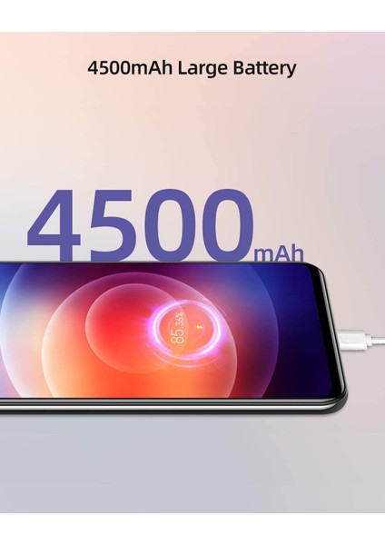 Sanlindou , Doogee N30 Akıllı Telefon Sım Telefonlar Unlocked, 6.55 "Hd + Dotdisplay, 4Gb + 128 Gb, 16Mp Aı Quad Kamera, 4500Mah, Android 10.0, 4G Çift Sım, Parmak Izi / Yüz Id, Beyaz (Yurt Dışından)