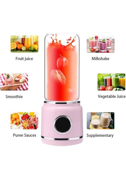 Taşınabilir Blenders 304 Paslanmaz Çelik Altı Yaprak Bıçak Devrimi Dakikada Usb Elektrikli Blender (Yurt Dışından)