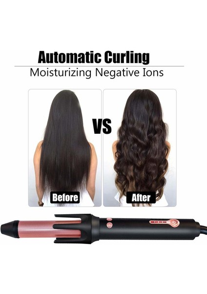 Otomatik Bigudi Isıtma Saç Bigudi Demir Ev Seyahat Seramik Saç Curling Demir Tembel Hızlı Isıtma Sihirli Değnek Dalga Saç Demir | Curling Irons (Siyah) (Yurt Dışından) fiyatları