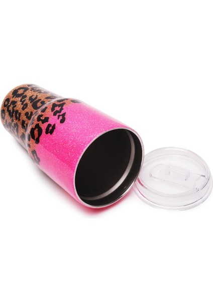 Pembe Leopar Epoksi Tumbler Glitter Paslanmaz Çelik El Yapımı Pembe Çita Kupası Hediye Su Tutucu Için | Kozmetik Çanta Ve Davalar (Yurt Dışından) fiyatları
