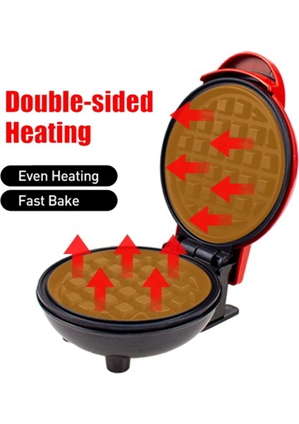 Mini Waffle Kalıpları Pot Bakeware Elektrikli Waffle Maker Kabarcık Yumurta Kek Fırın Kahvaltı Waffle Makinesi Yumurta Kek Fırın Pan | Waffle Kalıpları (Yurt Dışından)