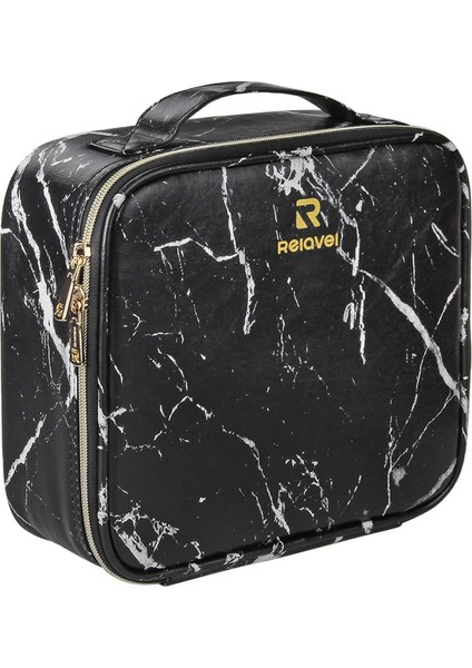 Kozmetik Saklama Kutusu Mermer Kozmetik Çantası Bölüm Çok Fonksiyonlu Taşınabilir Seyahat Depolama Makyaj Durumda | Kozmetik Çanta Ve Davalar (Yurt Dışından)