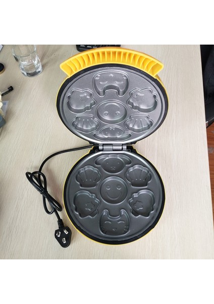 Karikatür Kek Makinesi Kahvaltı Tam Otomatik Çok Fonksiyonlu Mini R Mini Waffle Makinesi Çocuk Pişirme Makinesi Home | Waffle Makineleri (Yurt Dışından)