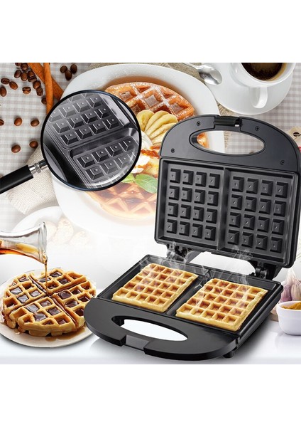 Elektrikli Waffle Makinesi Pişirme Mutfak Aletleri Kabarcık Yumurta Kek Fırında Kahvaltı Makinesi Waffle Pot Demir Yapışmaz Pişirme Pan | Waffle Kalıpları (Yurt Dışından) fiyatları