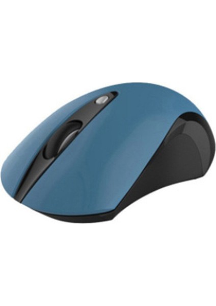 Sessiz Kablosuz Fare 2.4G Ergonomik 1600 Dpı Optik Bilgisayar Fare Pc Laptop Için Usb Alıcısı İle Glossy Mavi (Yurt Dışından)