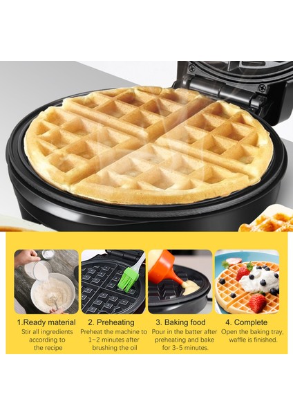 Elektrikli Waffle Makinesi Pişirme Mutfak Aletleri Kabarcık Yumurta Kek Fırında Kahvaltı Dondurma Makinesi Waffle Pot Pişirme Pan Sonifer | Waffle Makineleri (Yurt Dışından) fiyatları
