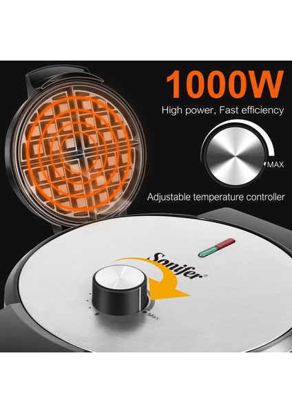 Elektrikli Waffle Makinesi Pişirme Mutfak Aletleri Kabarcık Yumurta Kek Fırında Kahvaltı Dondurma Makinesi Waffle Pot Pişirme Pan Sonifer | Waffle Makineleri (Yurt Dışından) modelleri