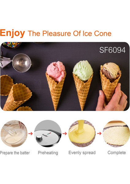 Elektrikli Waffle Makinesi Pişirme Mutfak Aletleri Kabarcık Yumurta Kek Fırında Kahvaltı Dondurma Makinesi Waffle Pot Pişirme Pan Sonifer | Waffle Makineleri (Yurt Dışından) fırsatları