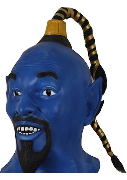 Aladdin Maskesi Lambası Cadılar Bayramı Lateks Headgear Cosplay Sahne (Yurt Dışından)