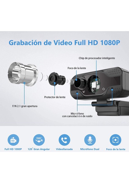 1080 P Tam Hd Webcam 4 K Web Kamera Dahili Mikrofon 3D İle 3D Dnr 1080 P Hd Bilgisayar Pc Kamera Usb Sürücüsü Ücretsiz Video Webcam (Yurt Dışından)