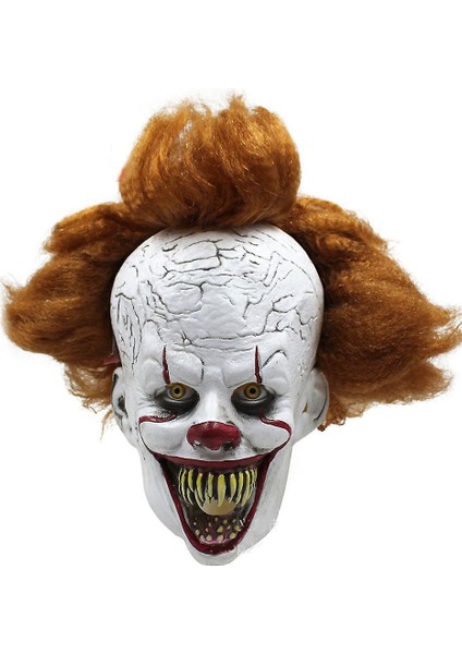Pennywise Palyaço Soul Maskesi Cadılar Bayramı Headgear Masquerade Korku Parti Kostüm Sahne (Yurt Dışından) fiyatları