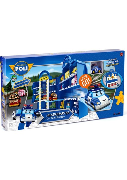 Robocar Poli Katlanabilir Karargah ve Otopark Seti