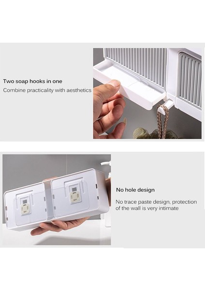 Banyo Esnek Sabun Yemekleri Depolama Tutucu Plaka Tepsi Drenaj Yaratıcı Banyo Araçları Yumruk Ücretsiz Flip Sabun Dağı Pratik Iyi | Sabunluklar (Yurt Dışından)