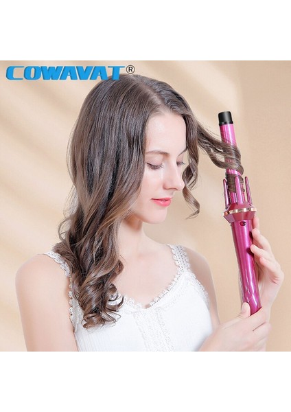 Saç Silindirleri Profesyonel Saç Curling Demir Seramik Bigudi Rulo Waver Perm Çubuk Curlers Styling Aracı Salon Styler Sıcak Silindirler | Saç Silindirleri (Pembe) (Yurt Dışından)