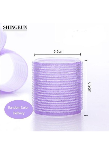 Saç Silindirleri 12 Adet Curlers Kendinden Kavrama Holding Silindirler Kuaförlük Curlers Saç Tasarım Yapışkan Cling Stil Dıy Veya | Saç Silindirleri (Mor) (Yurt Dışından) modelleri