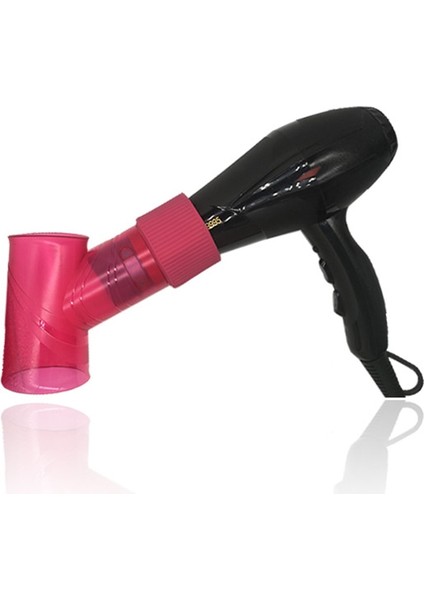Dıy Saç Difüzör Salonu Sihirli Saç Rulo Kurutma Kap Blow Kurutucu Rüzgar Curl Saç Kurutma Makinesi Kapak Rulo Bigusif Difüzör Styling Araçları | Saç Silindirleri (Pembe) (Yurt Dışından)