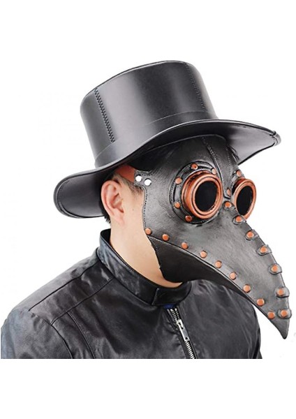 Veba Doktor Karga Maskesi Steampunk Uzun Burun Kuş Gaga Maskesi (Yurt Dışından) modelleri