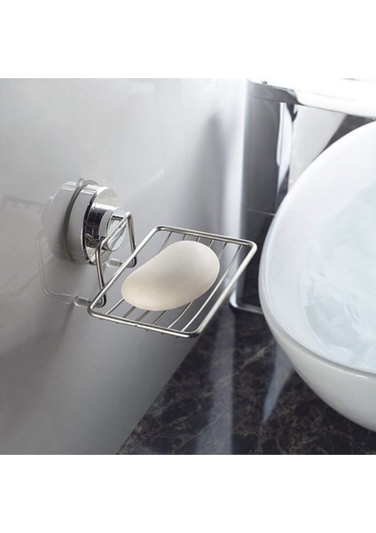 304 Paslanmaz Çelik Izgara Sabunluk Duvar Vantuz Sabun Boşaltma Tepsi Duvar Asılı Sabunluk Banyo Mutfak | Sabunluklar (Yurt Dışından) fiyatları